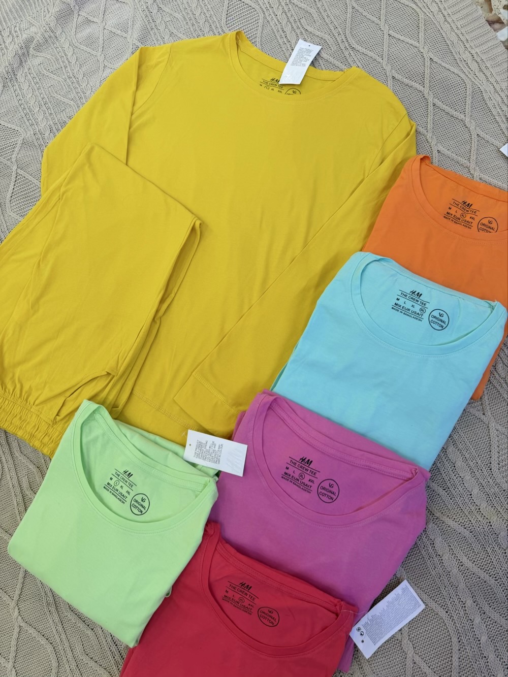 ست تیشرت شلوار آستین بلند زنانه H&M